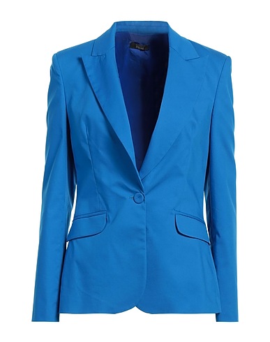 HANITA Blazer Bright blue 61% Cotton, 36% Nylon, 3% Elastane