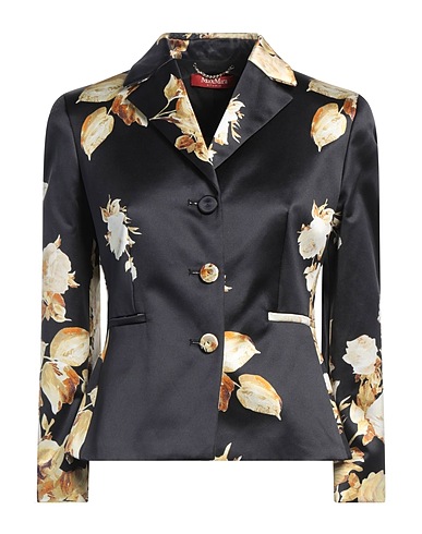MAX MARA STUDIO Blazer NERO 60% Cotton, 40% Silk