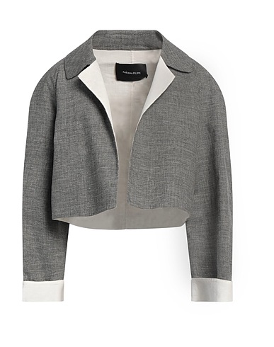 FABIANA FILIPPI Jacket Lead 97% Linen, 3% Lyocell