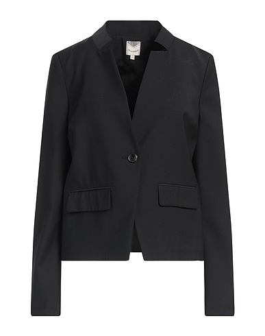 CAMICETTASNOB Blazer Black 52% Wool, 45% Polyester, 3% Elastane