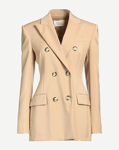 SPORTMAX Blazer Camel 100% Virgin Wool