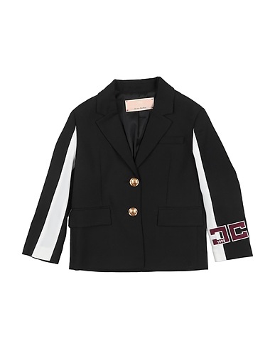 ELISABETTA FRANCHI Blazer LA MIA BAMBINA Black 54% Virgin Wool, 30% Polyester, 16% Viscose