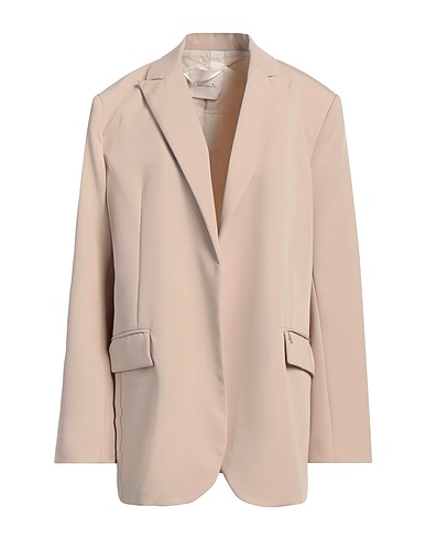 SOUVENIR Blazer Beige 75% Polyester, 19% Viscose, 6% Elastane