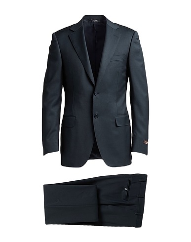 CANALI スーツ ミッドナイトブルー バージンウール 100%