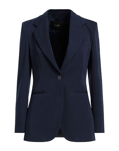 SEVENTY VENEZIA Blazers BLU NOTTE 95% Polyester, 5% Elastane