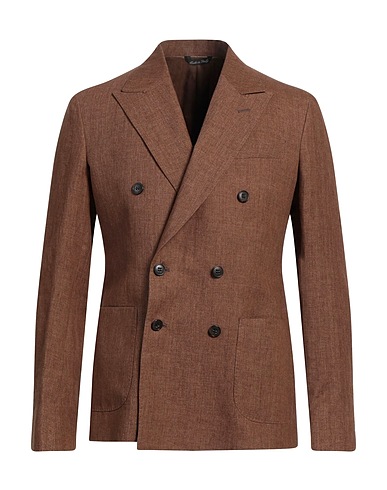 BRIAN DALES Blazer Cammello 100% Lino