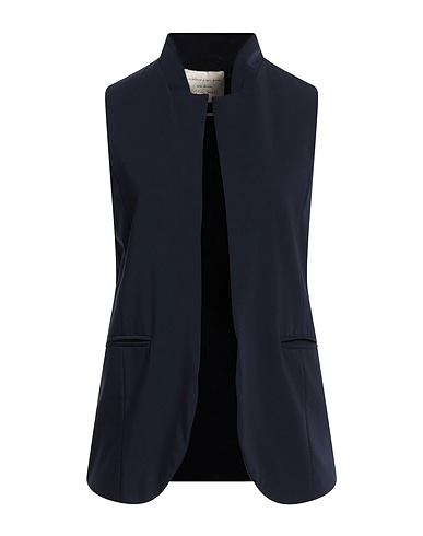 ALESSIA SANTI Gilet Blu notte 74% Poliestere, 19% Viscosa, 7% Elastan