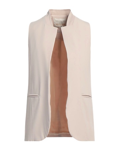 ALESSIA SANTI Vest Beige 74% Polyester, 19% Viscose, 7% Elastane