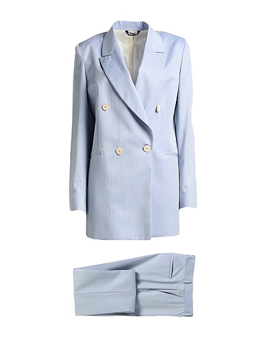 BRIAN DALES Traje de chaqueta Azul profundo 100% Lana
