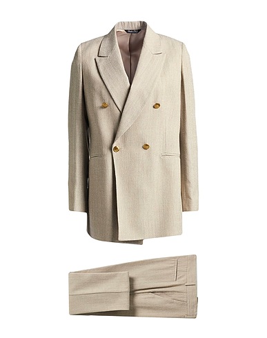 BRIAN DALES Suit Sand 78% Wool, 16% Polyamide, 6% Silk