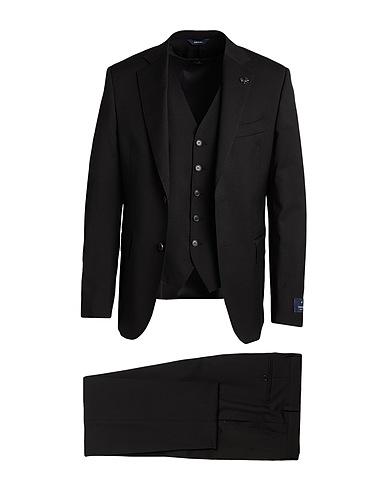 TOMBOLINI Suits Black 98% Wool, 2% Elastane