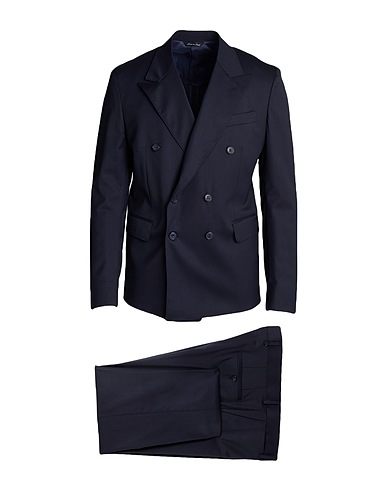 BRIAN DALES Abito Blu notte 54% Poliestere, 44% Lana, 2% Elastan