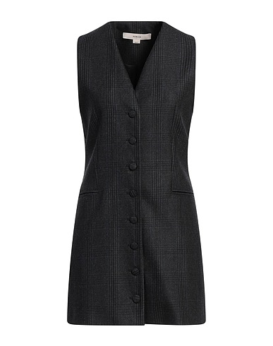 REMAIN BIRGER CHRISTENSEN Vest Charcoal 56% Wool, 44% Polyamide