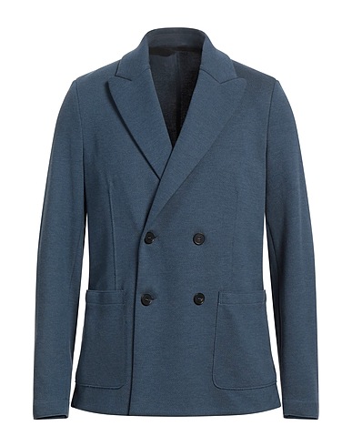 HARRIS WHARF LONDON Blazer Slate blue 100% Cotton