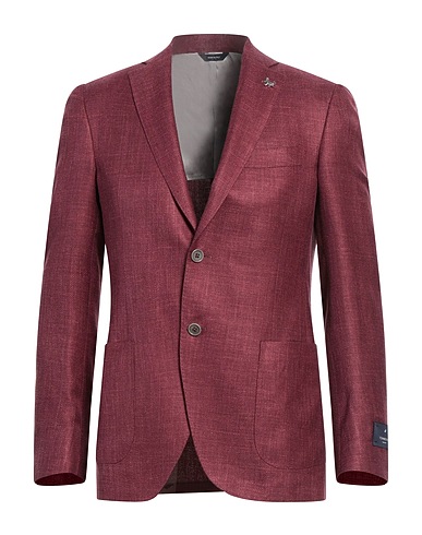 TOMBOLINI Blazer Garnet 49% Virgin Wool, 30% Silk, 21% Linen