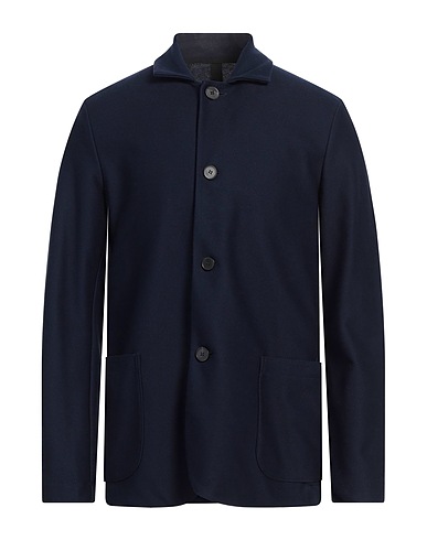 HARRIS WHARF LONDON Jacket Navy blue 100% Cotton