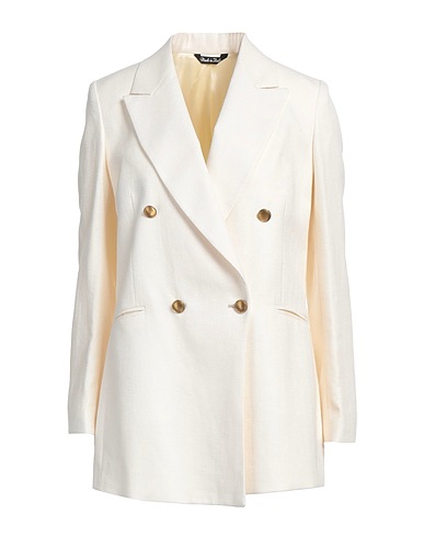 BRIAN DALES Blazer Ivory 57% Linen, 43% Cotton