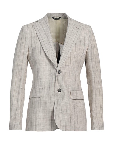 BRIAN DALES Blazer Light grey 100% Linen
