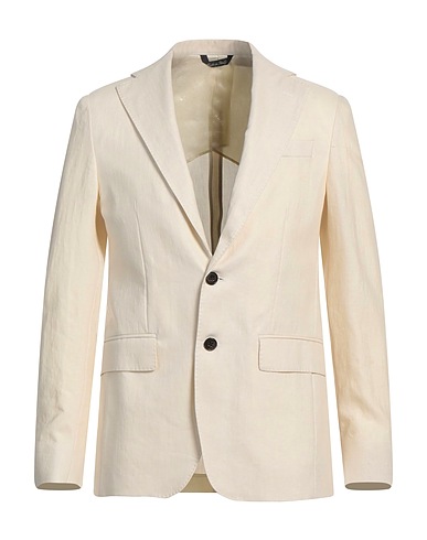 BRIAN DALES Blazer Avorio 53% Lino, 47% Poliammide
