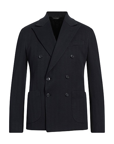 BRIAN DALES Blazer Midnight blue 100% Cotton