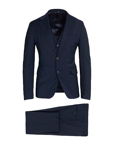 BRIAN DALES Suits 74% Wool, 22% Polyester, 4% Elastane
