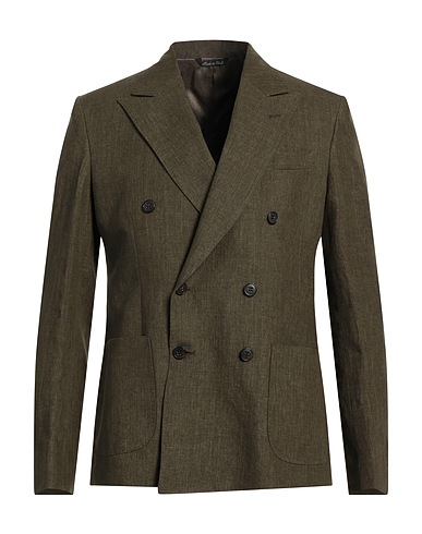 BRIAN DALES Blazer Military green 100% Linen