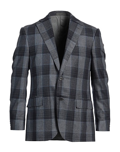 CORNELIANI Blazer Slate blue 100% Silk