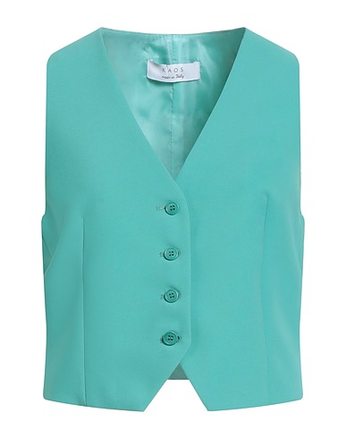 KAOS Gilet Turchese 91% Poliestere, 9% Elastan