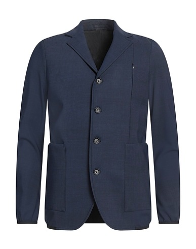 TRAIANO Blazer Navy blue 72% Polyimide, 28% Elastane