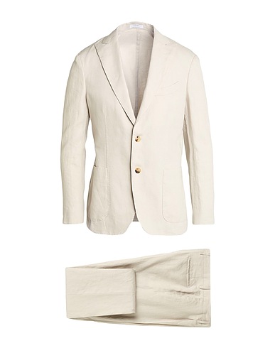 BOGLIOLI Costumes Gris clair 100% Lin