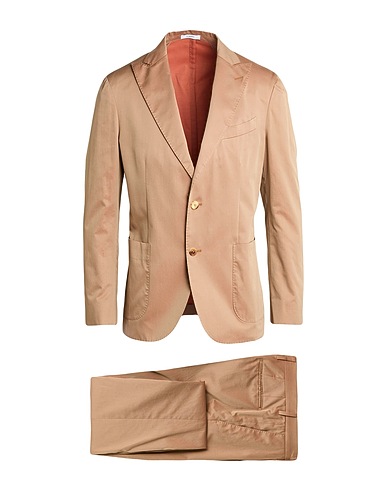 BOGLIOLI Suits Camel 100% Cotton