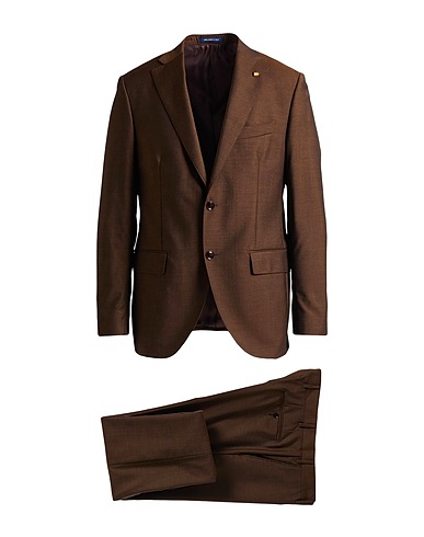 SARTORIA LATORRE Costumes Marron 100% Laine vierge
