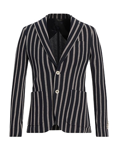 BERRY & BRIAN Blazer Blu notte 55% Poliestere, 45% Cotone