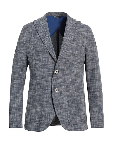 BERRY & BRIAN Blazer Blue 50% Cotton, 40% Polyester, 8% Viscose, 2% Elastane