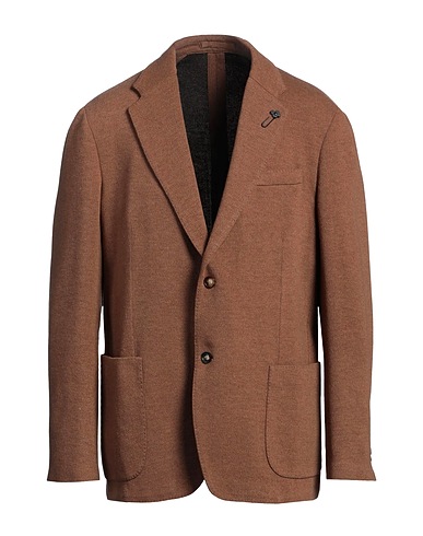 LARDINI Blazer Cuoio 43% Cachemire, 39% Poliammide, 16% Poliestere, 2% Altre Fibre