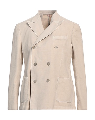 SANTANIELLO Blazer Beige 69% Cotton, 31% Linen