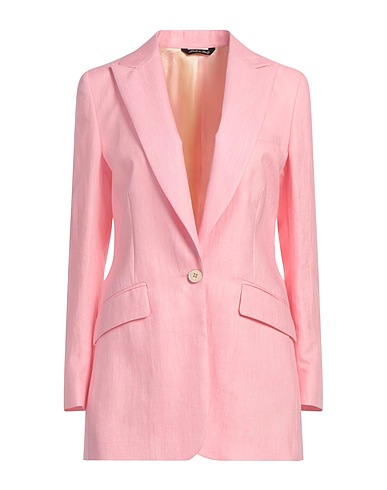 BRIAN DALES Blazer Pink 53% Linen, 47% Polyamide