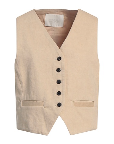 CITIZENS OF HUMANITY Vest Beige 100% Cotton