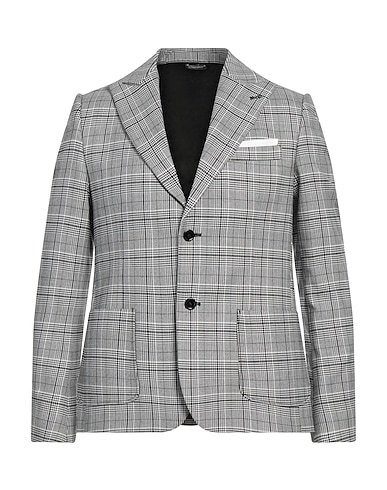 DANIELE ALESSANDRINI Blazers Braungrau 66% Polyester, 31% Viskose, 3% Elastan
