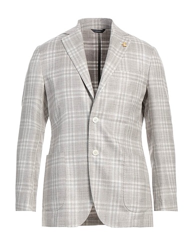 TOMBOLINI Blazer ZERO GRAVITY Light grey 68% Wool, 20% Silk, 12% Linen