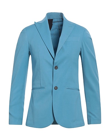IMPERIAL Blazer Light blue 63% Polyester, 34% Viscose, 3% Elastane