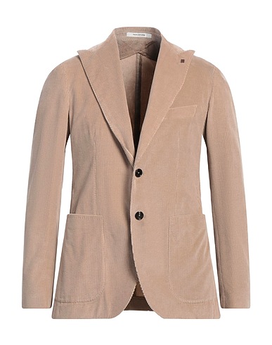 TAGLIATORE Blazer Light brown 92% Cotton, 8% Virgin Wool