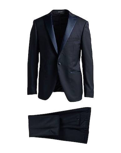 DALTON & FORSYTHE Suits Navy blue 100% Virgin Wool