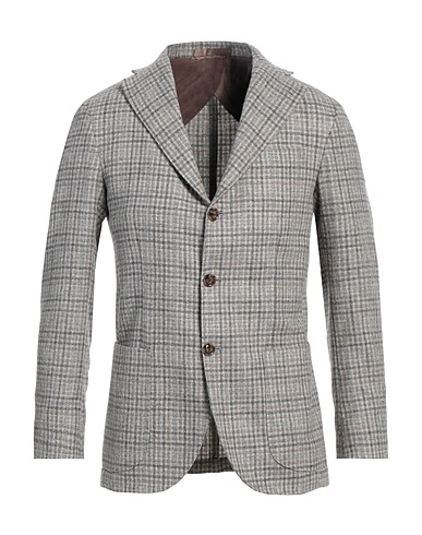 BARBA Napoli Blazer Grey 59% Baby alpaca wool, 26% Wool, 15% Polyester