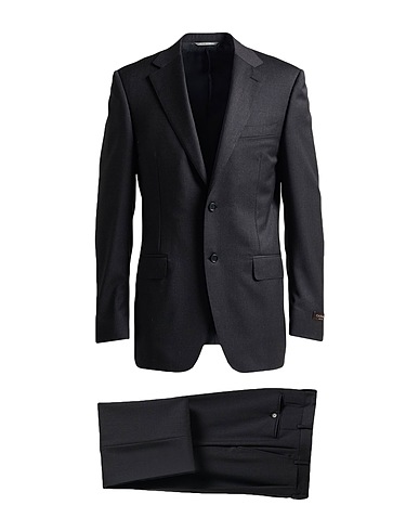 CANALI スーツ チャコール バージンウール 100%