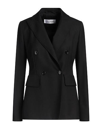 MAX MARA Blazer Black 100% Virgin Wool