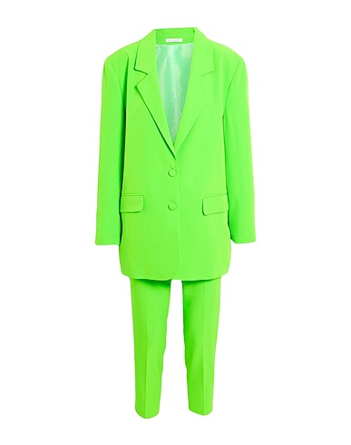 YES LONDON Suit Lime green 90% Polyester, 10% Elastane