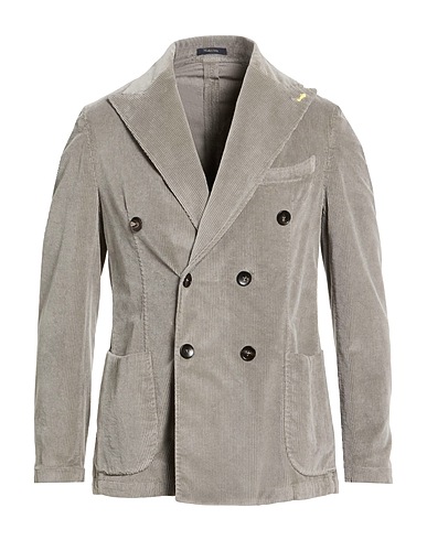 GUARINUCCI Blazer Grey 75% Cotton, 24% Lyocell, 1% Elastane