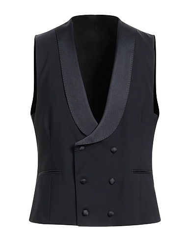LARDINI Panciotto Blu notte 97% Lana, 3% Elastan