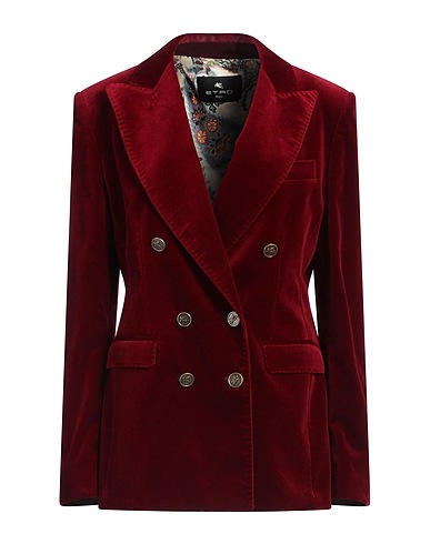 ETRO Jackett Bordeaux 99% Baumwolle, 1% Elastan